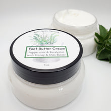 Load image into Gallery viewer, NEW SIZE! Bee Happy Feet - Luxurious Honey Butter Foot Cream - Peppermint & Eucalyptus