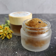 Load image into Gallery viewer, Lip Scrub - Natural Exfoliation - Honey, Brown Sugar, Vanilla Bean - Almond Oil