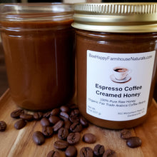 Load image into Gallery viewer, Espresso Coffee Creamed Honey - All Natural & Organic