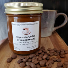 Load image into Gallery viewer, Espresso Coffee Creamed Honey - All Natural & Organic
