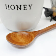 Load image into Gallery viewer, Natural Wood Honey Dipper & Spoon