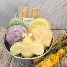 Load image into Gallery viewer, EASTER WEEKEND SPECIAL - Honey Soap Sampler Gift Set w/FREE wooden soap tray