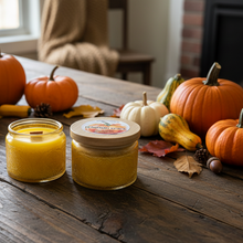 Load image into Gallery viewer, Pumpkin Spice - Cozy Luxury Candles & Wood Wick