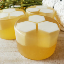 Load image into Gallery viewer, Honeycomb Facial Soap - Honey, Olive Oil & Goats Milk