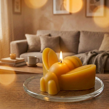 Load image into Gallery viewer, 100% All Natural Beeswax Bee Candle

