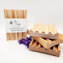 Load image into Gallery viewer, Natural Handcrafted Wooden Soap Trays - Soap Dish
