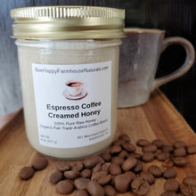 Load image into Gallery viewer, Espresso Coffee Creamed Honey - All Natural &amp; Organic

