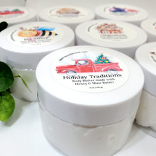 Load image into Gallery viewer, Luxurious Body Butter in Cozy Festive Holiday Aromas
