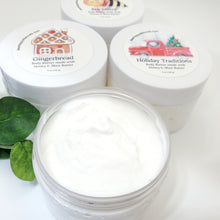 Load image into Gallery viewer, Luxurious Body Butter in Cozy Festive Holiday Aromas
