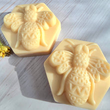 Load image into Gallery viewer, Bee Happy Signature Soap - Honey &amp; Butter Soap - Sweet Citrus Scent
